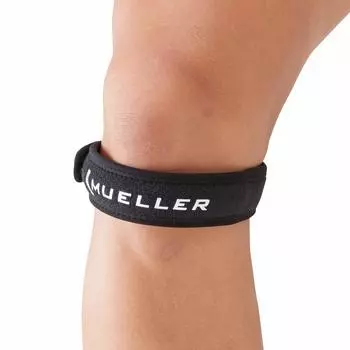 Japanese Mueller Knee One Size Fits All Circumference 55697 [Official Product] Jumper s Strap, (Knee 30-50cm), Ambidextrous, чёрный