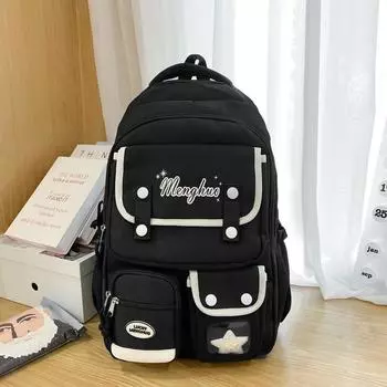 Japanese Multi-Compartment Large Capacity Schoolbag Female Casual Travel Backpack Junior High School Girls High School Student Computer Backpack