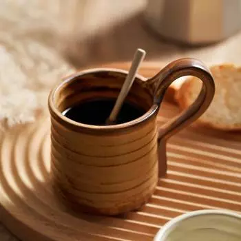 Japanese Retro Rough Ceramic Mugs Afternoon Tea and Coffee Cups Breakfast Cup Gift 201-300ml