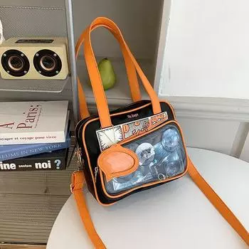 Японский небольшой продовольственный пакет для похудения сумка для отдыха студента почтальона форменная сумка для девочек двухмерная повседневная диагональная сумка через плечо