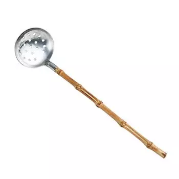 Japanese-style Bamboo Handle Colander Anti-scald Soup Scoop Tableware Noodle Spoon Dumpling C