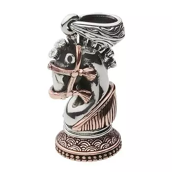 Japanese style cavalry chess pendant fp0572 [Figmart] [Silver accessory]