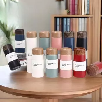 Japanese Style Simple Student Cute Harajuku Style Cup Portable Thermos Cup Female Mini Small Capacity Ins Wind Handy Cup 150ml