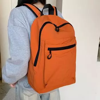 Japanese Style Small Fresh Backpack Women S Simple Casual Schoolbag Junior High School Girls High School Students College Students Backpack белый