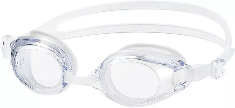 Japanese Swimming Goggles CLA Clear Fitness Adult Large Lens Antibacterial Cushion [SWANS] SW-46re