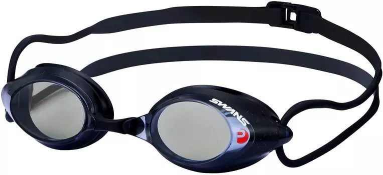 Japanese Swimming Goggles SMBK Smoke Black Racing Cushioned Fina Certified [SWANS] SRX-NPAF