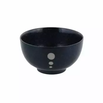 Japanese tableware polka dot okonomiyaki bowl (small)
