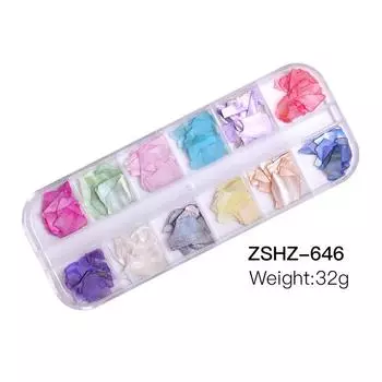 Japanese Ultra-Thin Symphony Nail Art Shell Piece Jewelry Natural Versatile Abalone Piece Nail Accessories