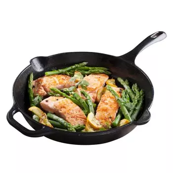 Japanese VICTORIA 12 Inch Skillet Frying Pan 30cm SKL212 Cast Iron Skillet [Genuine Product] Seasoned… (12 Inch)