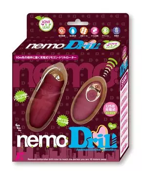 JAPANTOYZ Drill WINE RED Дрель вибрирует, стимулируя вращательным трением. Дистанционное управление вибрацией, которым можно управлять только с помощью ротора nemo