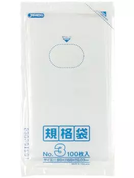Japax LD Standard Bag 3 Толщина Прозрачный Нет. 0,030 мм К-03