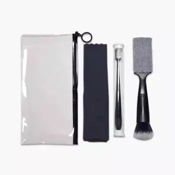 Jarrah Ning Guitar Cleaner Set of 3 Includes guitar fingerboard cleaning dusting and cleaning For cleaning the entire brush, brush, cloth. guitar. чёрный