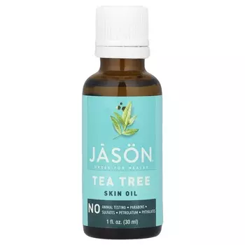 Jason Natural, Масло для кожи, Чайное дерево, 1 жидкая унция (30 мл)