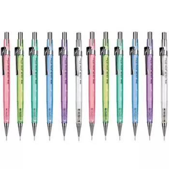 Ручка Java Pen прозрачная цветная для черчения Sharp Mix, 0,5 мм, 12 шт., популярный персонаж в Корее