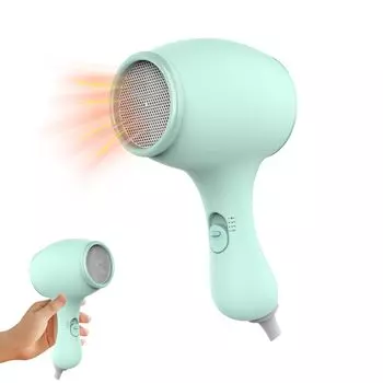 JAWUTU Мини Портативный Фен Для Волос 3 Уровня Температуры и Объема Воздуха Горячий Холодный и Горячий Воздух Уход За Волосами Низкий Для Перегрева Ребенка Для Детского Душа Подарочный Сушилка Для Волос,