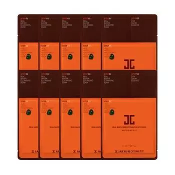 Jayjun Black Watery Glow Elasticity Mask 10 sheets