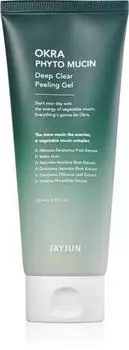 Jayjun Okra Phyto Mucin Глубоко очищающий гель с отшелушивающим эффектом TU