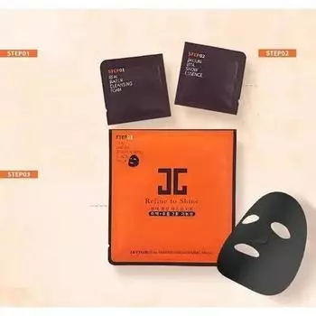 JAYJUN Real Water Brightening Black Mask 3 Step 10ea AUTHENTIC STORE