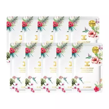 JAYJUN Светящаяся тканевая маска с защитой от загрязнений 1STEP 10P