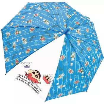 jays planning long umbrella Futabasha crayon shinchan cooking blue Main rib 55cm 35189