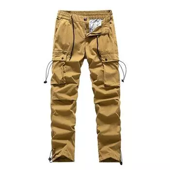 JAYSCE мужские модные рабочие брюки уличные износостойкие брюки для альпинизма рабочая одежда уличная мода брюки-карго брюки цвета хаки 28 чёрный