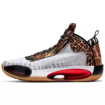 Jayson Tatum x Air Jordan 34 Welcome To The Zoo Мужские кроссовки разноцветные белые DA1899-900