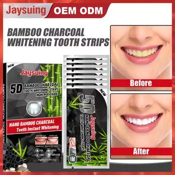 Jaysuing 5D гелевые полоски для отбеливания зубов, белый зубной набор для ухода за полостью рта, полоски для ухода за полостью рта для накладных зубов, виниры, отбеливающий гель для стоматолога 7pcs