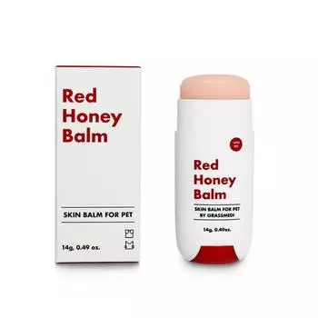 Jayu Pet Red Honey Balm Увлажняющий бальзам для ног Dog Paw, 14г, 1 штука, Корейский шампунь для домашних животных