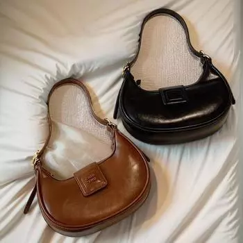 Сумка-полумесяц в стиле джаз-танца, женская, новинка 2024 года, сумка подмышкой, сумка через плечо