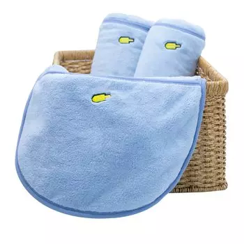 JC House Pet Super Absorbent Bath Ultra Thick Glove Easy to Good Companion Light Towel, Полотенце, Материал, Дизайн, Использование, Собака, Кошка, Сушилка, (35X80см, Синий) светло-синий