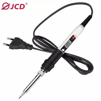 JCD 80 Вт губка для паяльника профессиональная жестяная электрическая губка для хлеба с регулируемой температурой 110 В 220 В бессвинцовые сварочные инструменты для ремонта белый