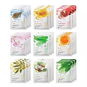 JCOSMEC Essence Sheet Mask Pack 25 мл 9 видов
