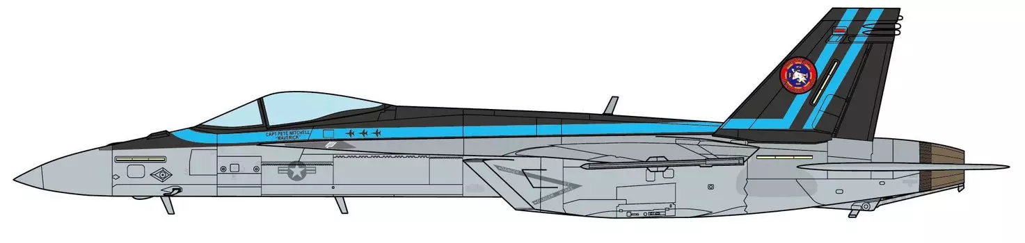 JCW Super Hornet Top Gun 2 2022 Completed Product ATC72007 1/72 F/A-18E