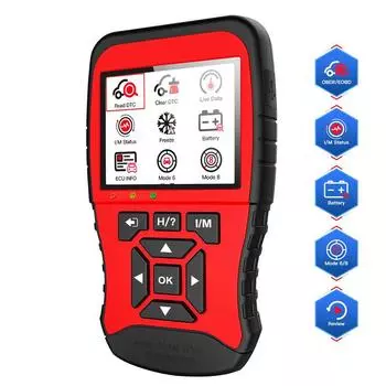 JD906S Новое поколение сканер кодов Считыватель кодов OBD2 Сканер Режим 6/8 I/M