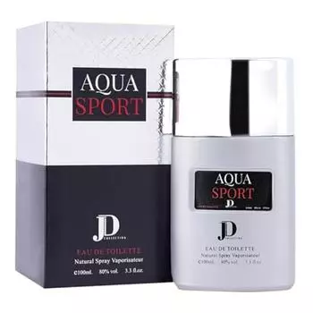 JD Collection Aqua Sport Premium Scent, ароматический, морской и пудровый, успокаивающий аромат, парфюмерный спрей длительного действия для мужчин, 100 мл 100 ml