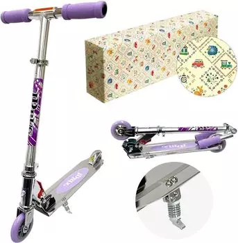 JDBUG Kickboard Limited Pastel Kick Skater Foot Year Рост Японский Руководство по эксплуатации Дети Подарок на день рождения Пастель Детский (MS-101A Цвет)