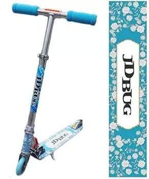 JDBUG Kickboard Оригинальный Kick Skater Нога Год Рост Японский Инструкция Детский Подарок На День Рождения Пастель Детский (Конструкция МС-101А)