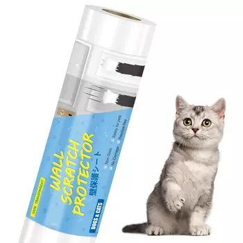 JDHON Cat Wallpaper Protection Removable Wallpaper 45 см x 10 м Pet OK для предотвращения царапин и пятен на легко наклеиваемом листе, наклейка, защита от царапин
