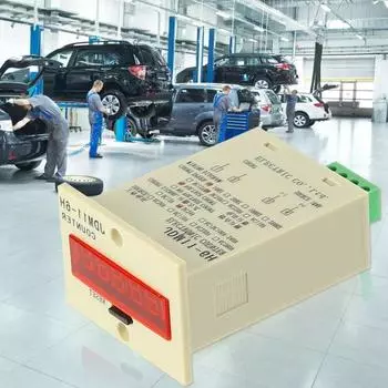 JDM11-6H DC 24V 6-значный электрический цифровой дисплей счетчика сбрасываемый аккумулятор