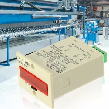 JDM11-6H DC 24V 6-значный электрический цифровой дисплей счетчика сбрасываемый аккумулятор