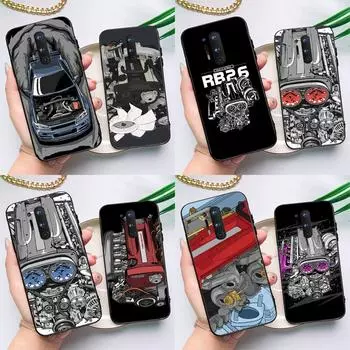 JDM Car RB26 Engine Case For OnePlus Nord 2T CE 2 Lite N10 N200 N300 OnePlus 10 Pro 9 11 8T 9R 10T Ace Cover OnePlus Nord N300