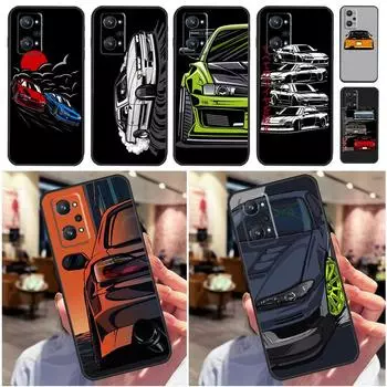 JDM Drift Car S13 S14 S15 для Realme 10 8 9 Pro Plus 8i 9i C30 C35 C21Y C25Y C11 C15 C31 GT Neo 2 3 T GT Master Case Realme GT Neo3