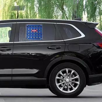 JDM модифицированная автомобильная защитная сетка для гоночных окон, декоративная защитная сетка для солнцезащитного козырька, индивидуальная сетка для украшения окна чёрный