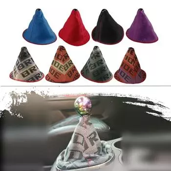 JDM Style Bride Canvas Универсальная высококачественная ручка рычага переключения передач Чехол для багажника Ошейники рычага переключения передач RS-SFN059 Аксессуары для интерьера красный