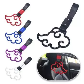 JDM Train Bus Handle Handle Remesh 1 шт. Tsurikawa Ring Heart Styling Drift Charm Remesh Drift Auto Accessories Car Remesh красный
