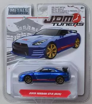 JDM Tuners Jada 2009 Nissan Blue GT-R синий