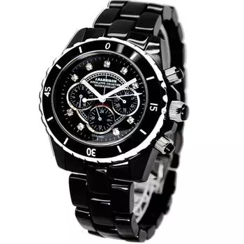 [Je Harrison] Watch JH-031BS Genuine Import Black