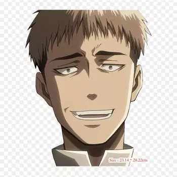 Jean Kirchstein Jean Kirschtein Armin Arlert Clipar Нашивки для одежды Большие аниме-нашивки Теплопередающая виниловая наклейка Утюг на переводных картинках для одежды