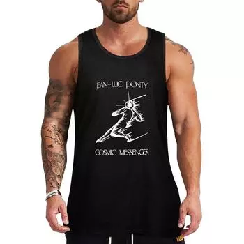 Jeanluc Ponty 1978 Fusion Tank Top Muscular Man Летние мужские топы Жилет для мальчиков Топы S чёрный