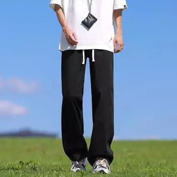 Jeans Men s Versatile Men s Pants American Loose Straight Leg Wide Leg Pants XXXL